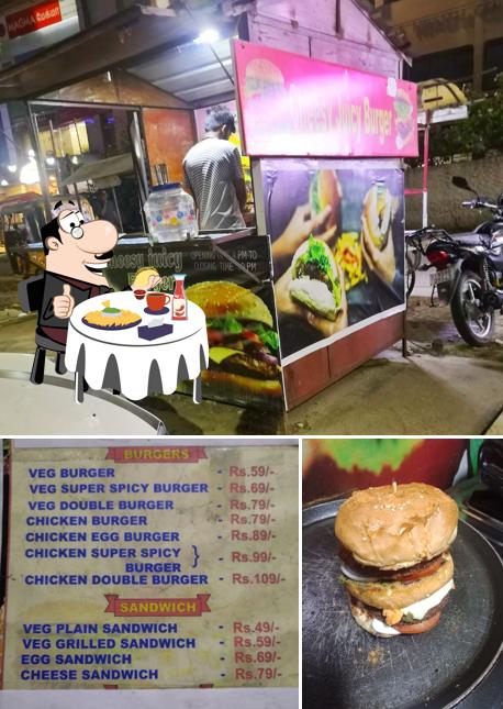 Try out a burger at Cheery Juicy Burger