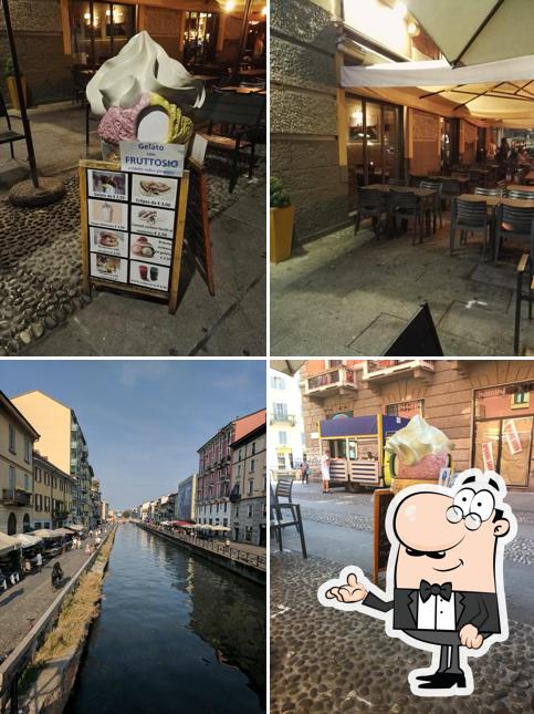 Gelateria Orso Bianco si caratterizza per la interni e esterno