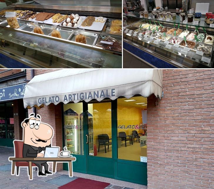 Gli interni di Gelato&Co