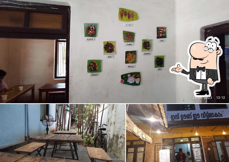 The interior of Kerala Cafe