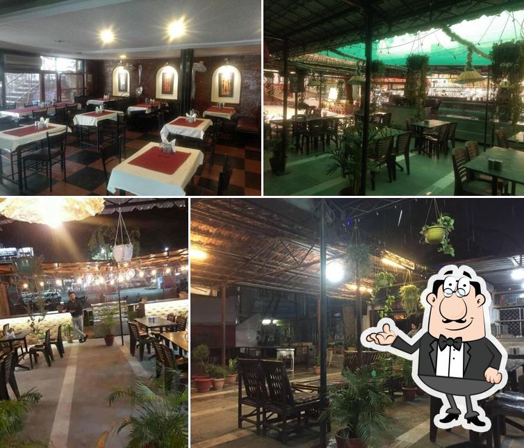 The interior of Kwality Restaurant