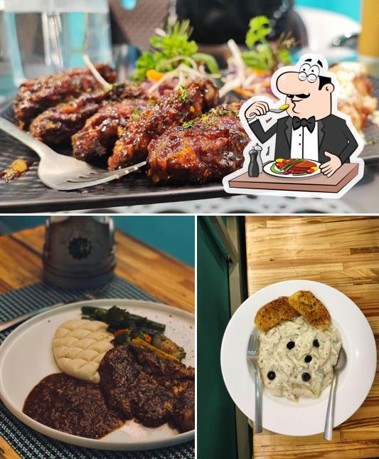 Food at Petroheads Cafe