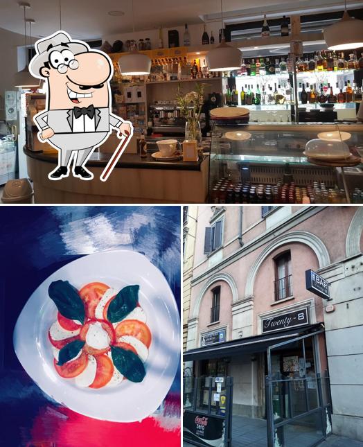 Dai un’occhiata alla immagine che mostra la esterno e cibo di Bar Twenty-8