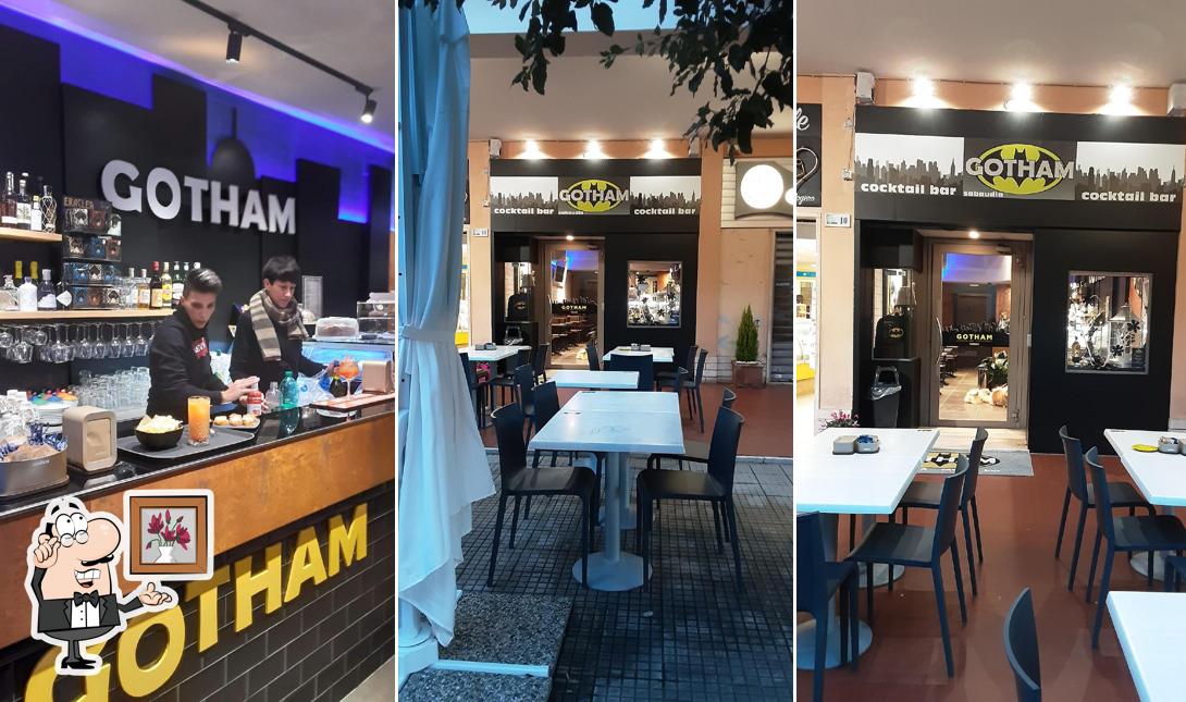 Gli interni di Gotham Caffetteria Cocktail bar