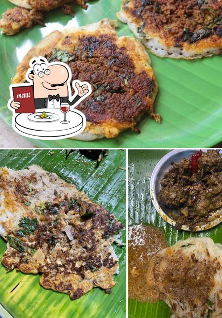 Food at Chettinad Meenakshi Mess