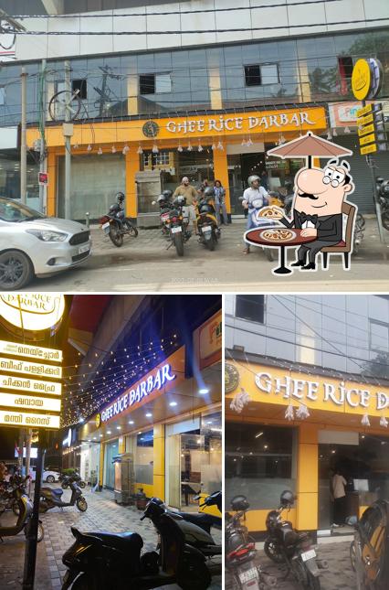 The exterior of Ghee Rice Darbar