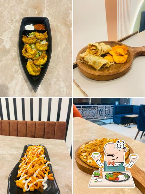 Food at Roasted Buns Cafe