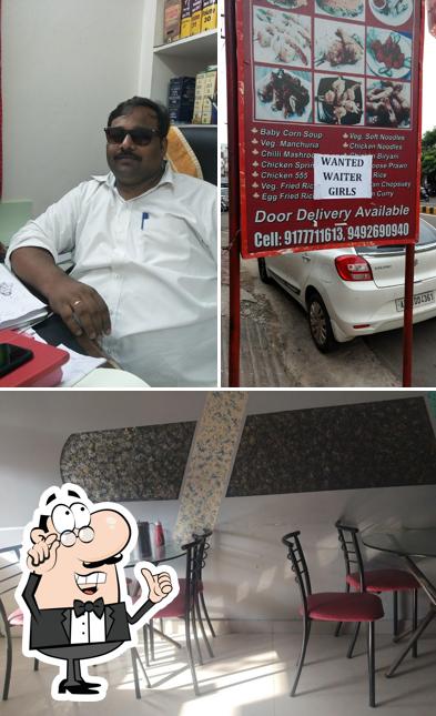 The interior of Sri Sai Chinese Restaurant