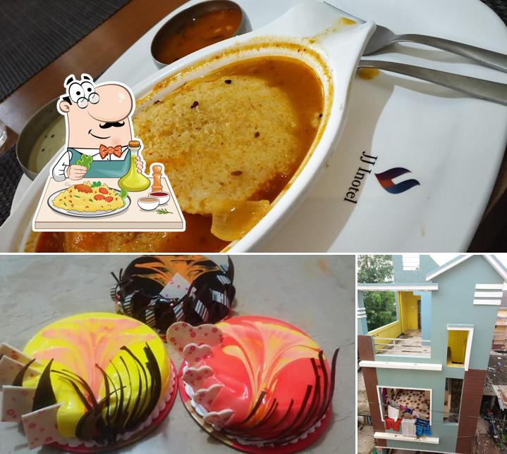 The restaurant's food and exterior
