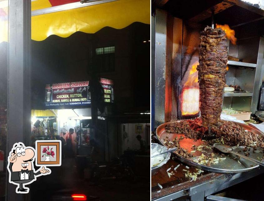 The interior of Al-Arabian Shawarma