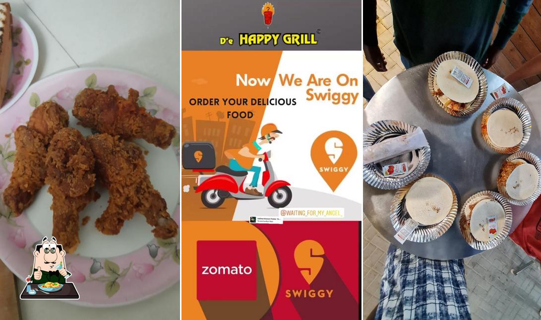 Food at D'e happy grill