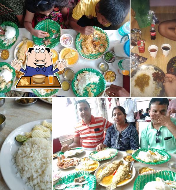 Meals at Droupadi Hotel and Restaurant