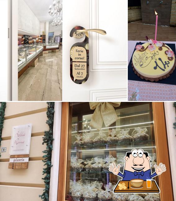 Tra le diverse cose da Gelateria Bella Roma si possono trovare la cibo e bevanda