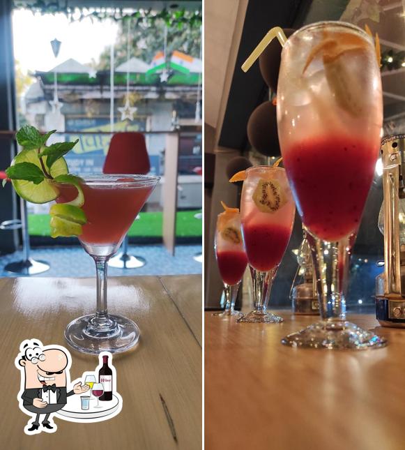 Pick from a selection of beverages at Happy Hour