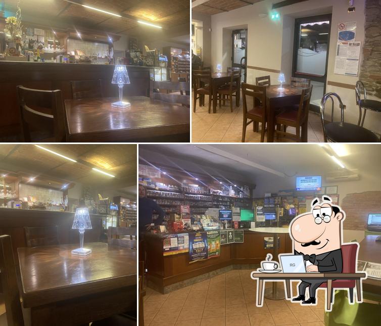 Gli interni di Baby Bar Tabacchi