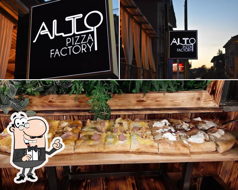 Dai un’occhiata alla foto che raffigura la esterno e pizza di Alto Pizza Factory - Segrate