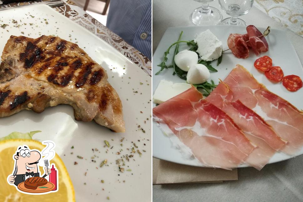 Prova i piatti di carne a Bar Continental