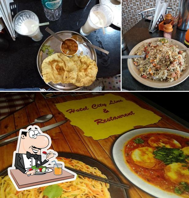 Food at Hotel City Line & Restaurant