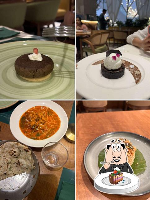 Chocolate cake at Ishaara