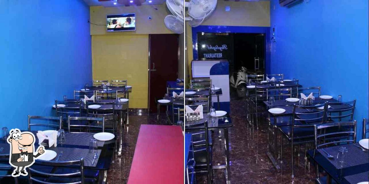 The interior of Sky Light Restaurant