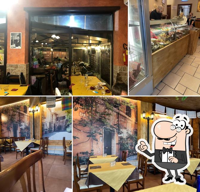 Gli interni di Fraschetta la Romanella