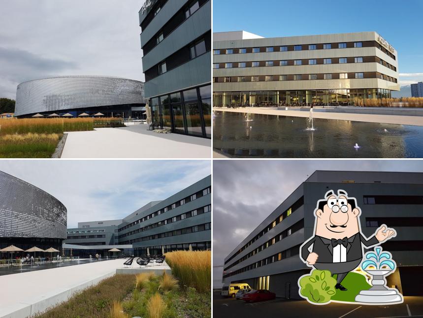 Gli esterni di Aquatis Hotel