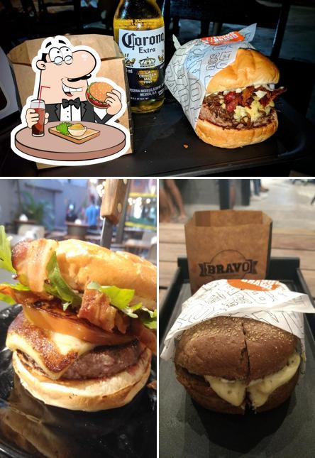 Os hambúrgueres do BRAVO Burger & Beer - Barra irão satisfazer uma variedade de gostos