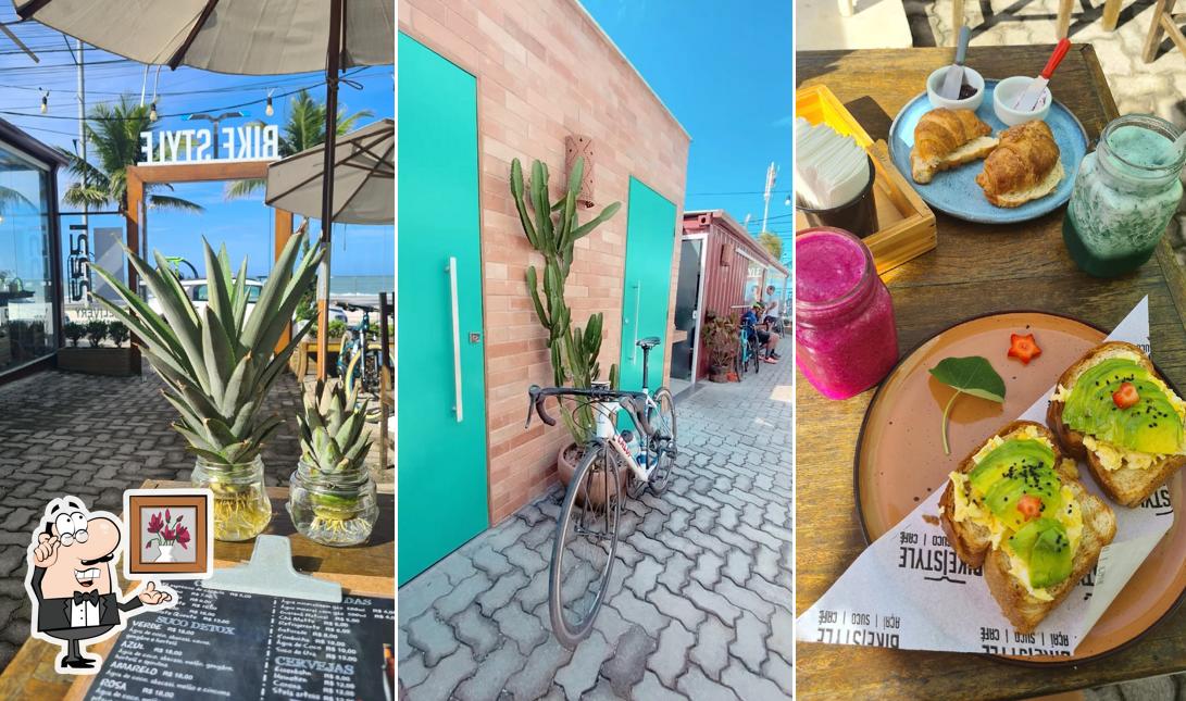 O interior do Bike Style & Bike Café