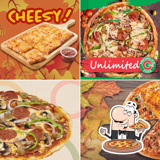 Commandez différents types de pizzas