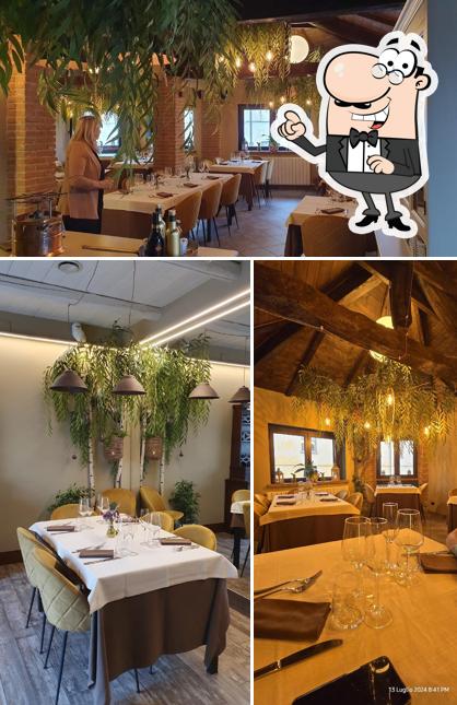 Gli interni di L’incanto Ristorante