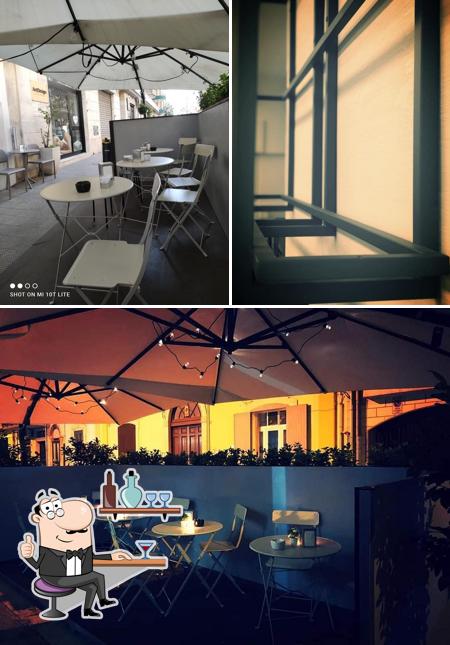Gli interni di Moonlight Cafè