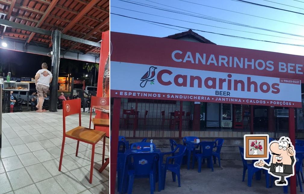 O interior do Canarinhos Beer