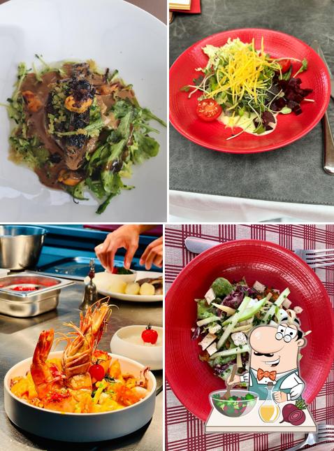 Insalata di barbabietole al Auberge de la Tour