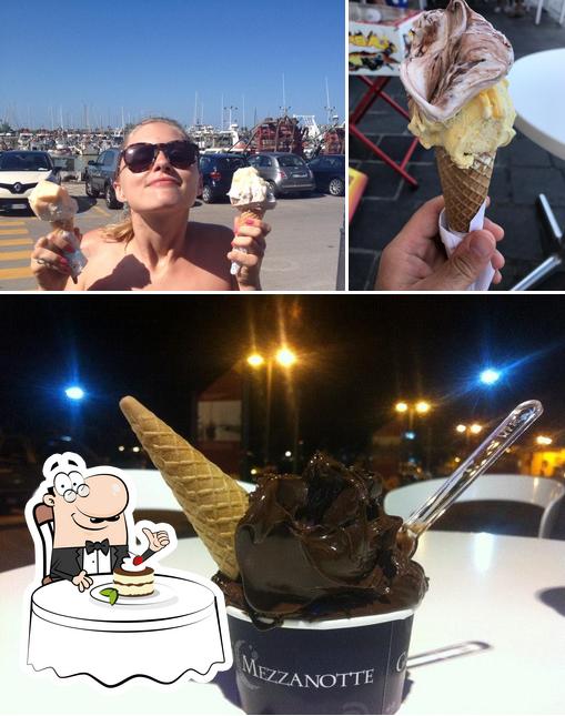 Gelato di Mezzanotte propone un'ampia selezione di dolci