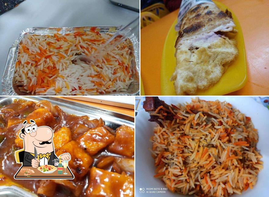 Food at Khan's Kathi Roll