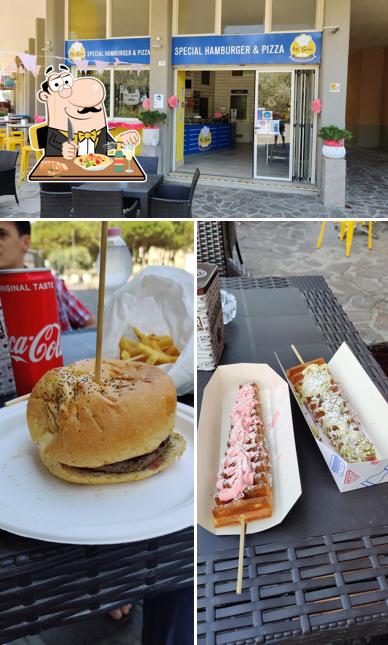 La cibo e interni del ristorante