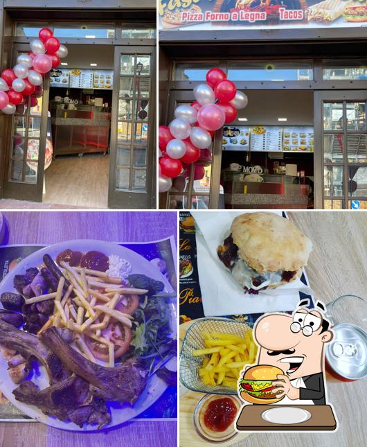 Prenditi un hamburger a Pizzeria Fast-food Da Momo