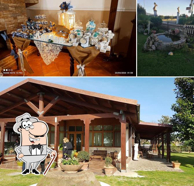 La foto di esterno e cibo da Ristorante Vecchia Maremma