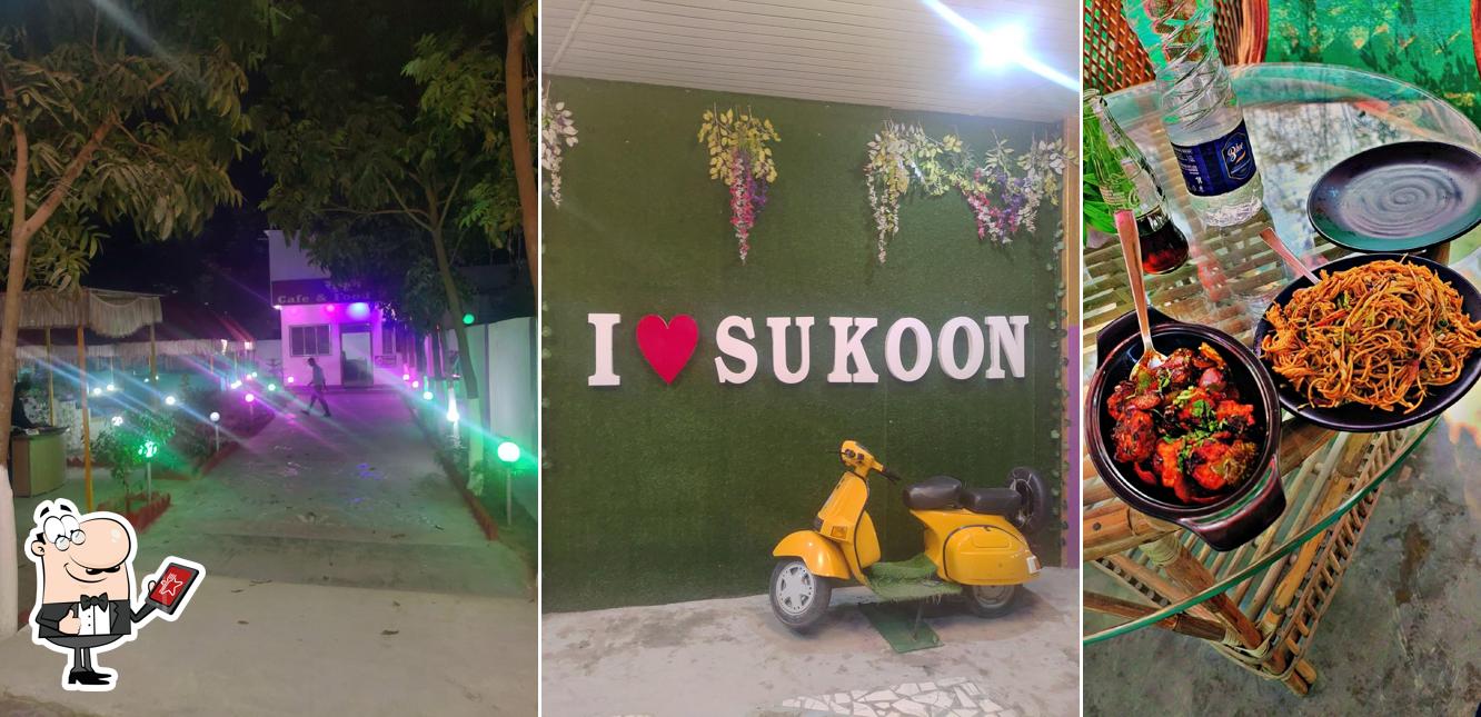 The exterior of Sukoon cafe and food park