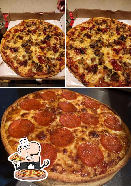 Order various types of pizza