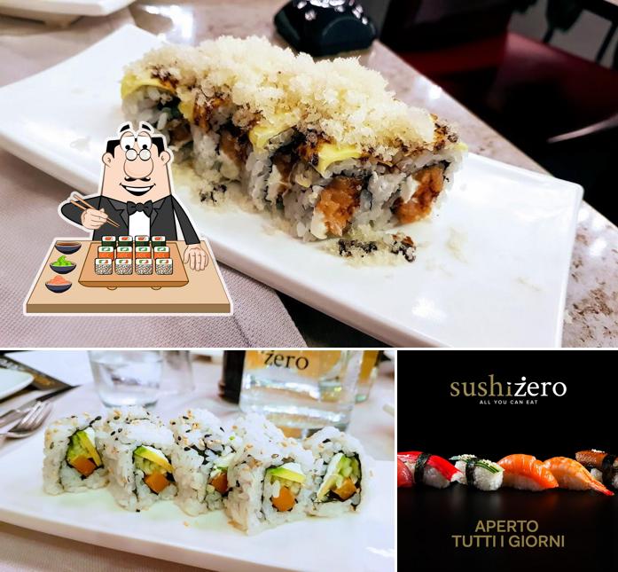 Prova le varie opzioni di sushi