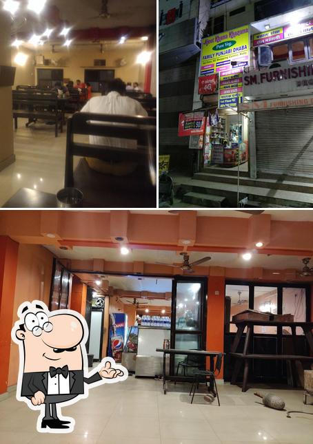 The interior of Ajeet Dhaba Khana Khazana Restaurant