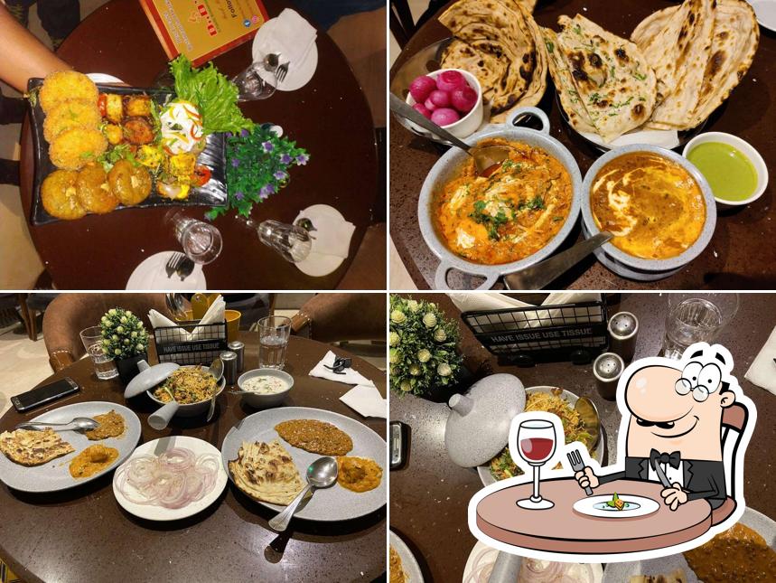 Food at DND bar & restaurant
