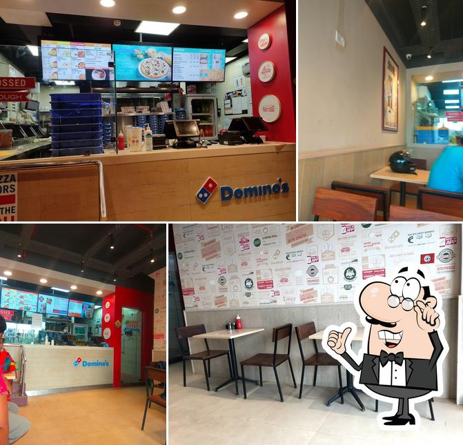 The interior of Domino's Pizza Sector 9, Gurugram