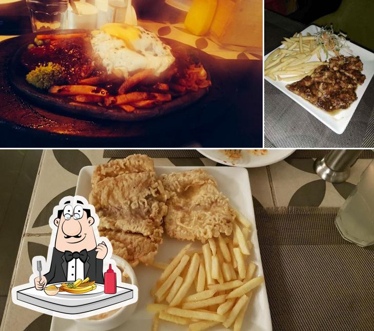 Order French fries at Kobe Sizzlers