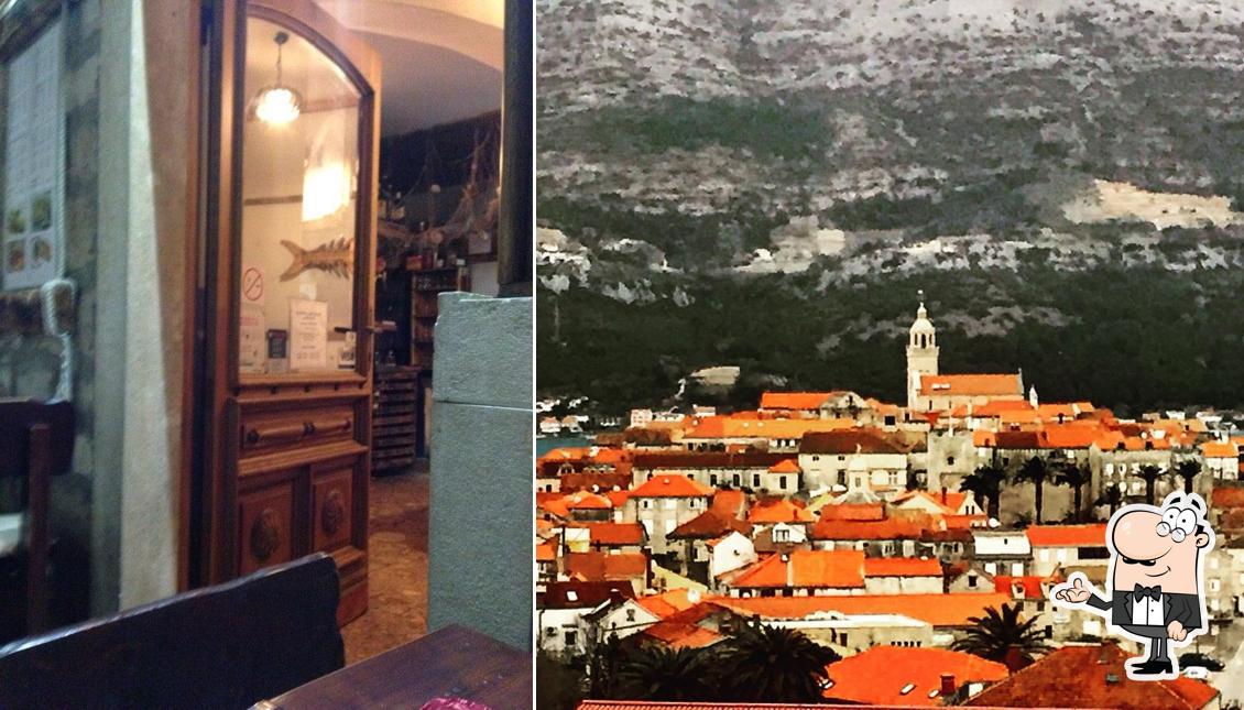 Dai un'occhiata agli interni di Konoba Korcula