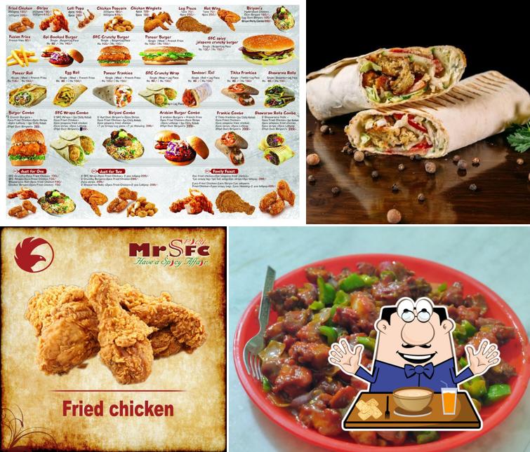 Food at Mr.SFC Fried Chicken Restaurant