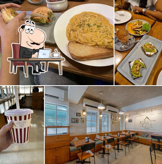 Check out how August Cafe Khar looks inside