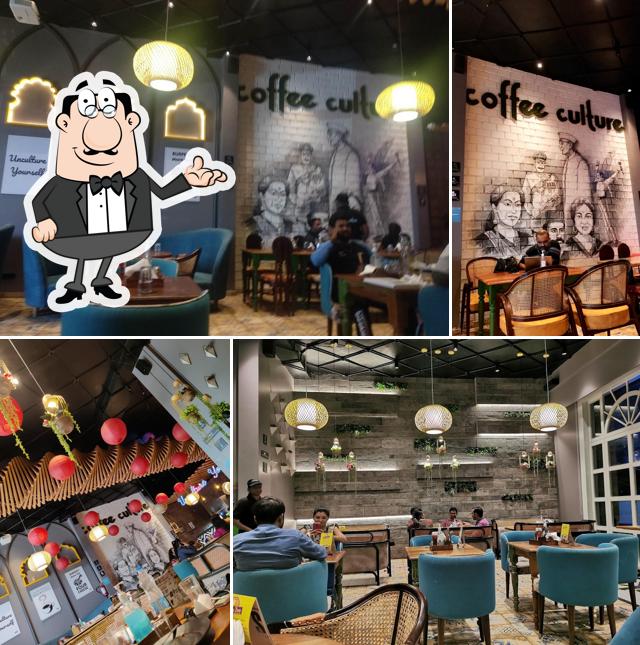 The interior of Coffee Culture - Valsad