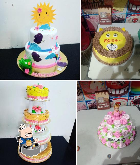 Food at Indian Live Cake Shop